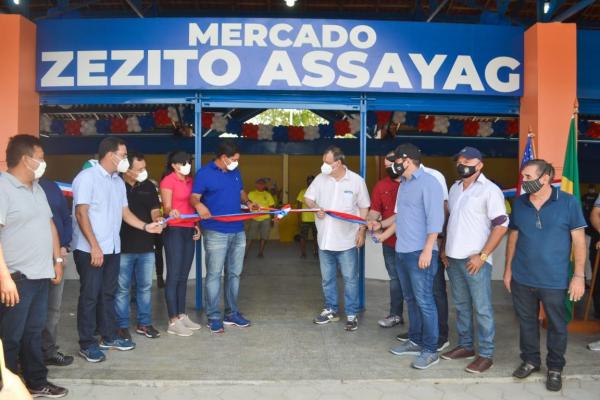 Senador Omar e deputados prestigiam prefeito Bi Garcia na inauguração de mais obras na cidade e interior de Parintins