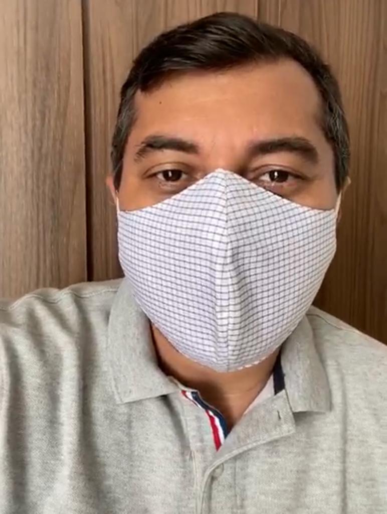 Em isolamento social, governador Wilson Lima se recupera da Covid-19