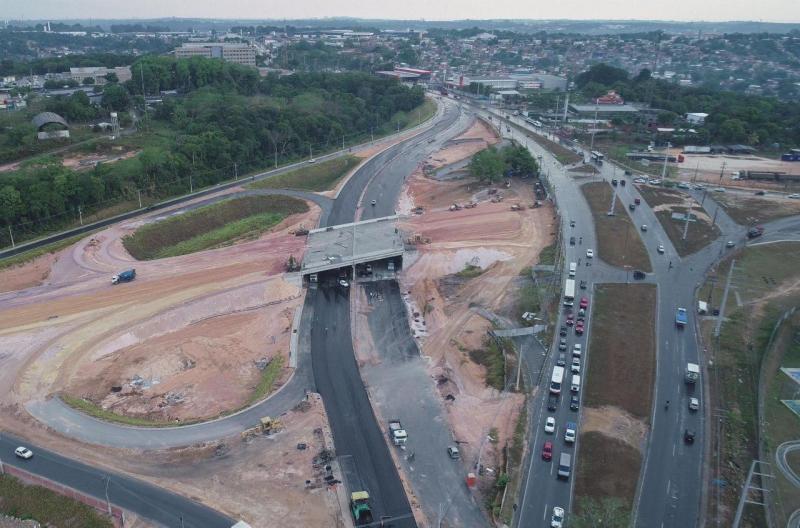 Anel Sul: Seinfra cria retorno alternativo nas proximidades do Hospital Delphina Aziz