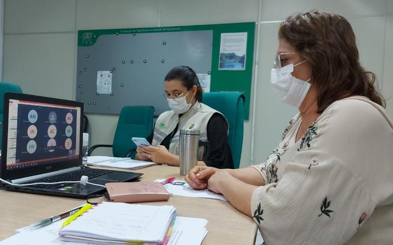 FVS-AM realizou 534 testes rápidos de Covid-19 em profissionais de educação, em três dias