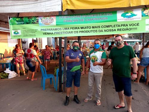 Governo do Estado, por meio do Idam, apoia feira da agricultura familiar em Caapiranga