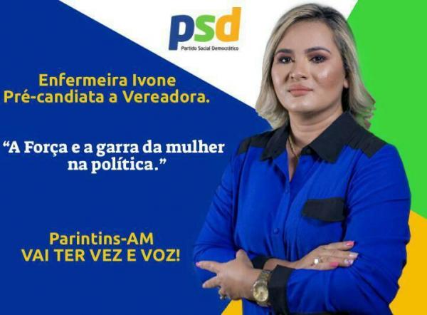 Enfermeira Ivone lança pré-candidatura a vereadora de Parintins Enfermeira Ivone lança pré-candidatura a vereadora de Parintins
