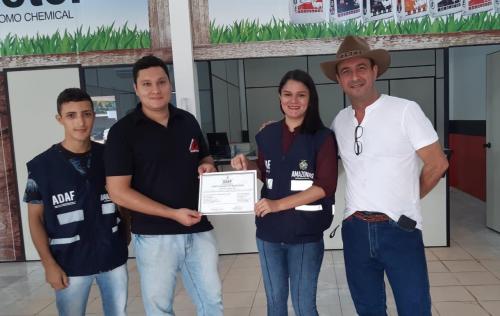 Adaf registra segunda revenda para a comercialização de agrotóxicos em Boca do Acre
