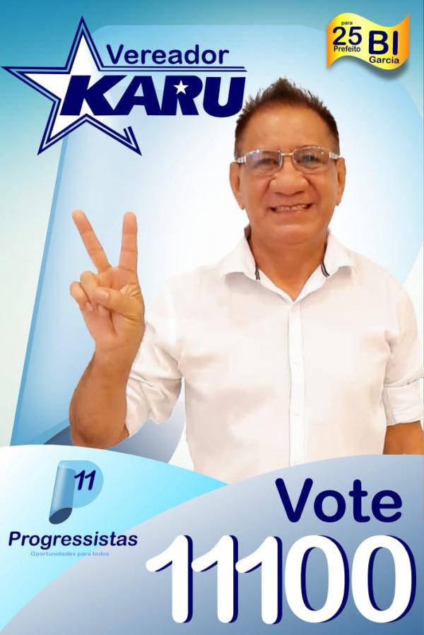 Karú Carvalho também é candidato a vereador em Parintins Karú Carvalho também é candidato a vereador em Parintins
