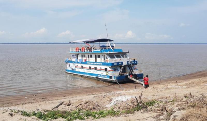 UBS Fluvial promove 400 atendimentos em viagem a comunidades no Rio Amazonas