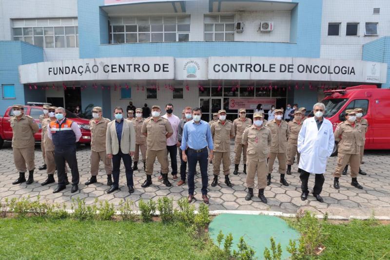 Wilson Lima formaliza convênio entre Secretaria de Saúde e Corpo de Bombeiros para ampliar atendimentos na FCecon