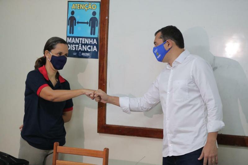 No Dia do Professor, Wilson Lima agradece empenho dos profissionais para resultados positivos na educação do Amazonas