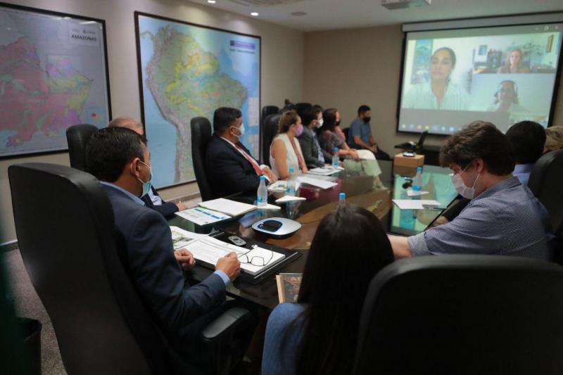 Governador Wilson Lima recebe apoio do Unicef para volta às aulas na rede pública estadual