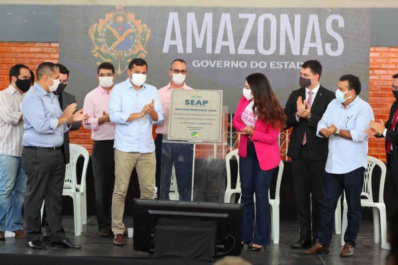 Wilson Lima inaugura nova sede da Secretaria de Administração Penitenciária (Seap)