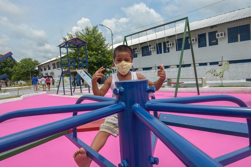 MANAUS 351 ANOS: Criado na primeira gestão de Arthur Neto, bairro Jorge Teixeira ganha nova praça com 7 mil metros quadrados