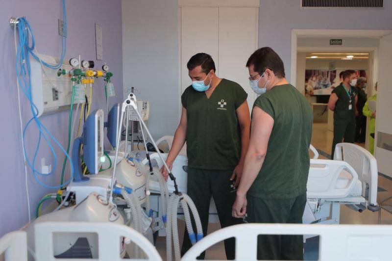 Governador Wilson Lima inspeciona ampliação de leitos de UTI no Hospital Delphina Aziz