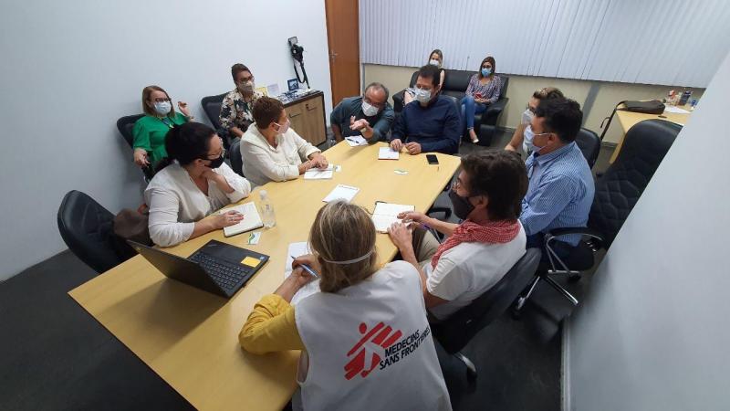 SES-AM discute nova parceria com Médicos Sem Fronteiras para Plano de Contingência da Covid-19
