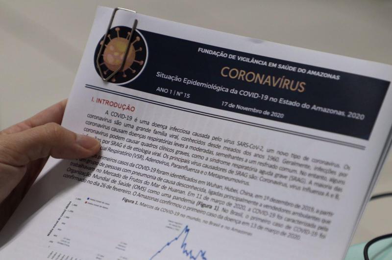 Novo Boletim Epidemiológico Ampliado de Covid-19 da FVS destaca estabilidade da doença no Amazonas em patamares elevados