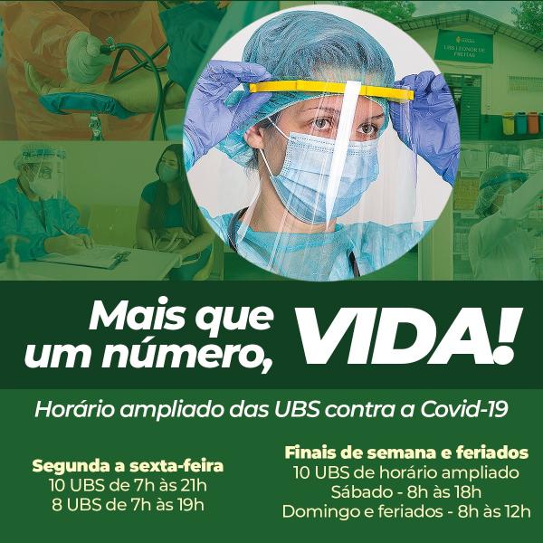 UBSs preferenciais com horário ampliado contra a Covid - 19 UBSs preferenciais com horário ampliado contra a Covid - 19