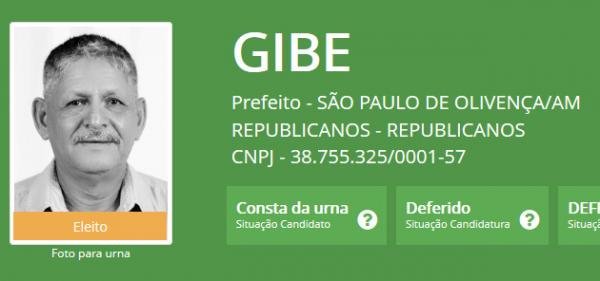 Juiz cassa o prefeito eleito Gibe de São Paulo  de Olivença, no Amazonas 