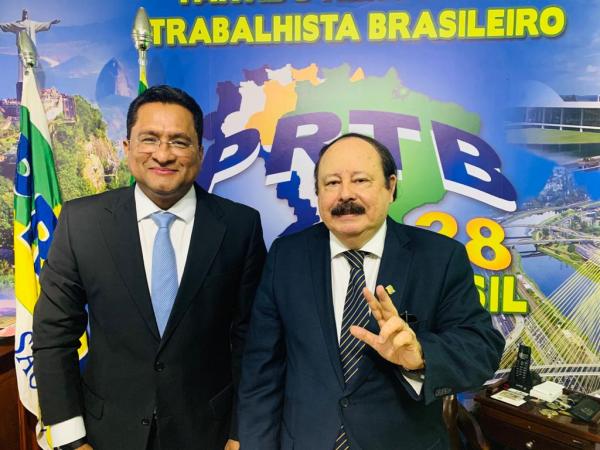 Wilson Lima mostra força política e toma PRTB  de Josué Neto e Fausto Júnior 