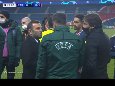 PSG x Istanbul: Times deixam campo após 4° árbitro ser acusado de racismo