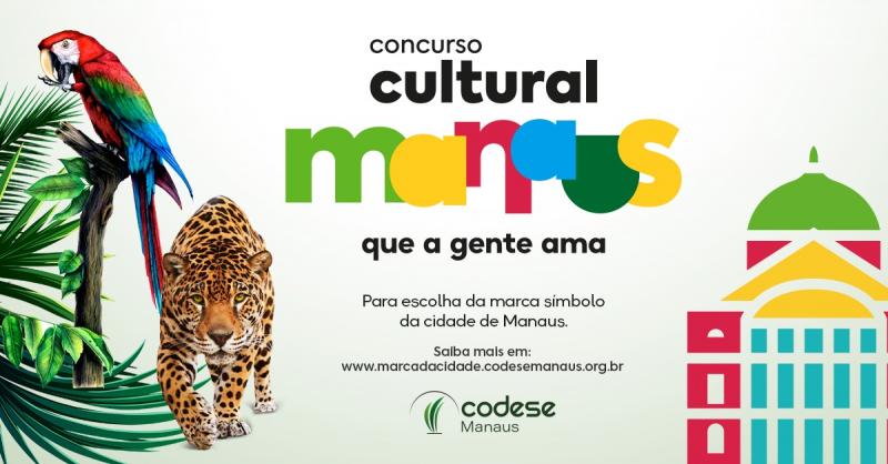 Concurso cultural que irá definir nova marca-símbolo para Manaus irá pagar até R$ 10 mil
