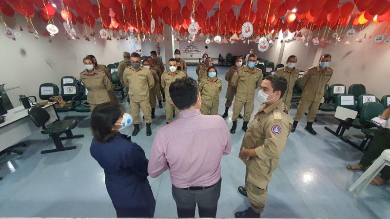 Atendimento na tenda de triagem do HPS 28 de Agosto será realizado por bombeiros Atendimento na tenda de triagem do HPS 28 de Agosto será realizado por bombeiros