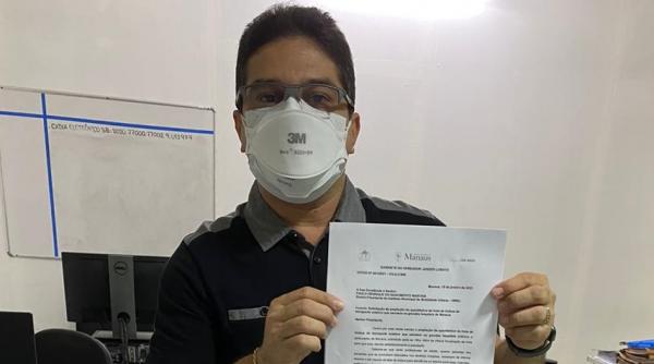 Vereador Jander Lobato pediu ampliação da frota de ônibus para atender serviços essenciais em Manaus 