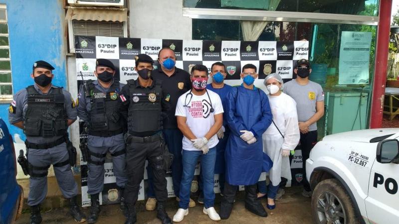 Em Pauini, ação de saúde leva atendimentos médicos a custodiados e servidores da 63º DIP