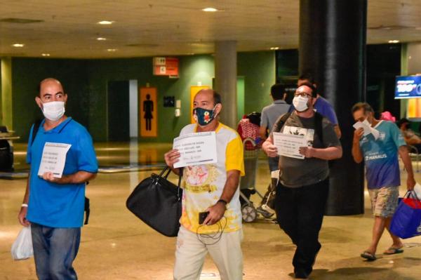 Mais 25 recuperados da Covid-19, pacientes retornaram a Manaus