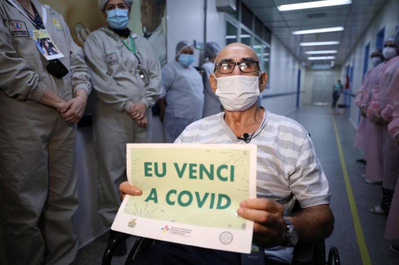 Novas altas de pacientes recuperados da Covid-19 são registradas no HPS Platão Araújo