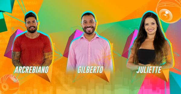 Arcrebiano x Gilberto x Juliette : entenda como foi formado o segundo Paredão do 'BBB21' 