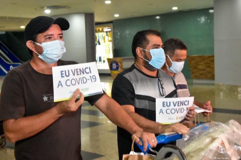 Recuperados da Covid-19: mais oito pacientes retornam a Manaus na noite deste domingo (07/02)