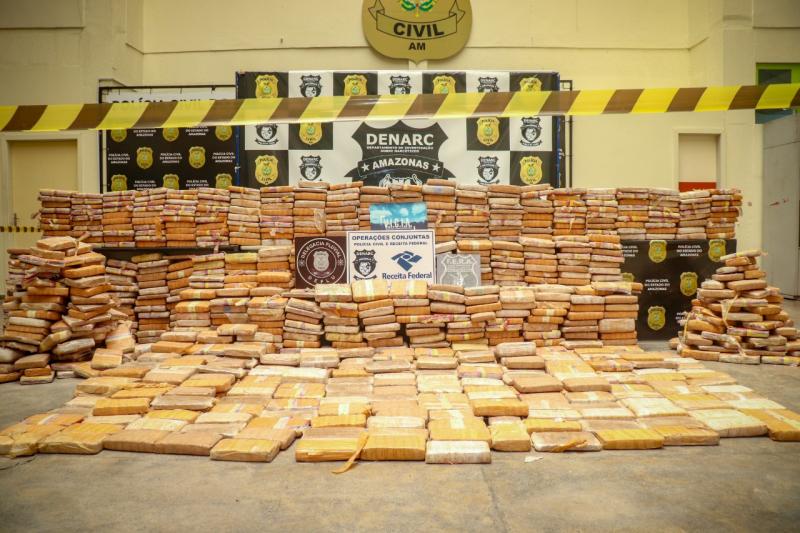 Amazonas atinge novo recorde de apreensão de drogas