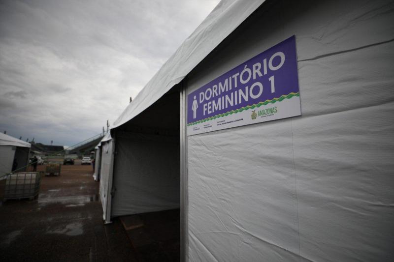 Governo do Amazonas inaugura abrigo emergencial para proteger população em situação de rua da Covid-19