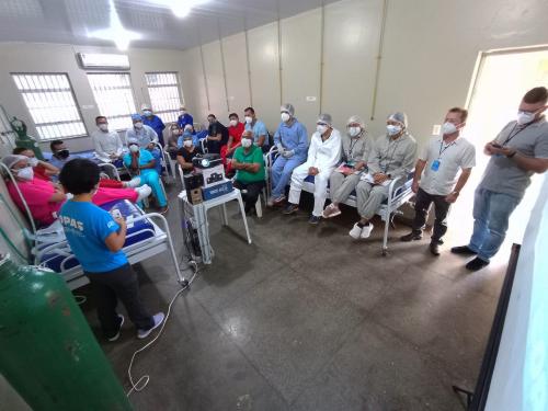 Treino em assistência ventilatória aos profissionais de Saúde de Parintins