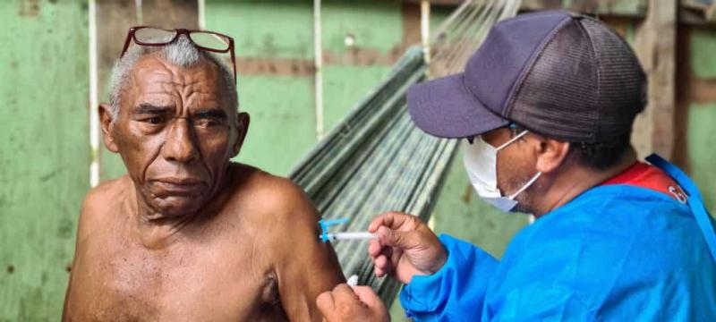 Imunização por meio do Programa de Combate à Covid-19 em Unidades de Conservação chega a 102 comunidades
