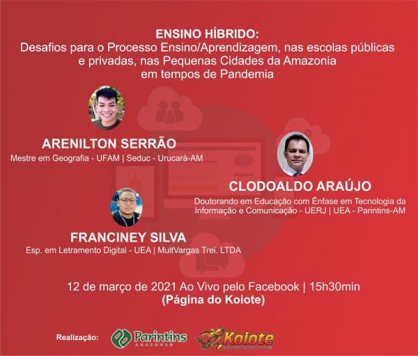 Ensino híbrido: desafios para o processo ensino/aprendizagem, nas escolhas públicas e privadas, na Amazônia em tempos de Pandemia 