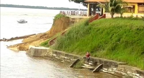 Deslizamento da construção do Muro de Arrimo de Parintins será investigado, diz prefeito em exercício