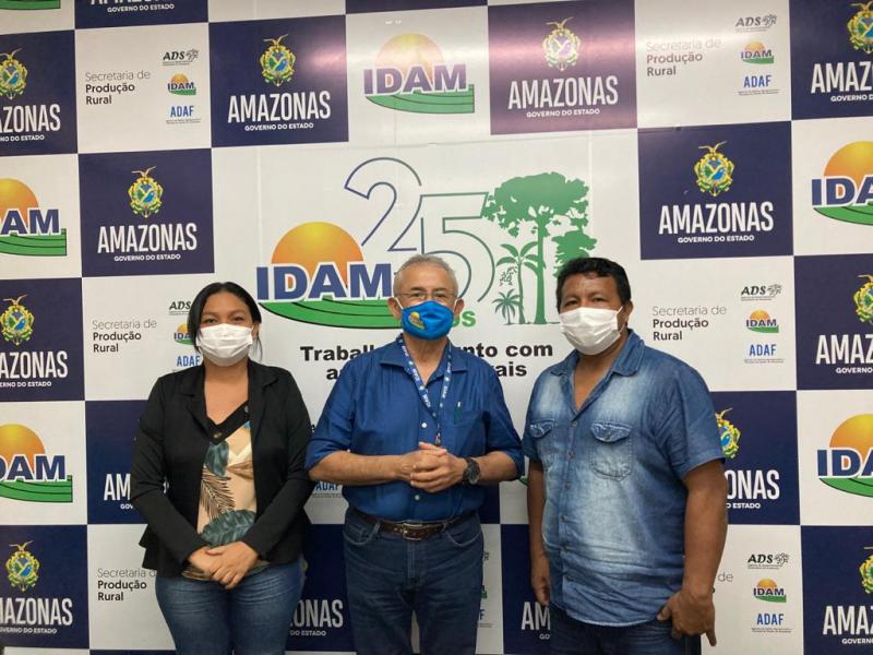 Idam e Conselho Geral Sateré-Mawé discutem ações para fomentar a produção agrícola em Barreirinha Idam e Conselho Geral Sateré-Mawé discutem ações para fomentar a produção agrícola em Barreirinha