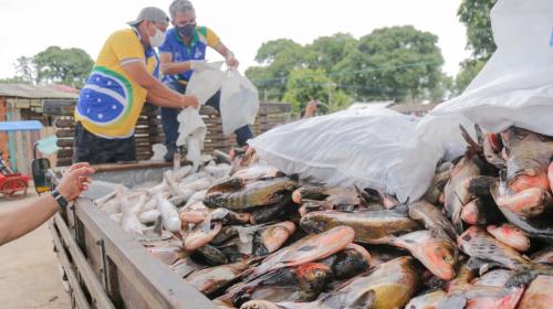 Prefeitura de Parintins distribui 10 toneladas de pescado na sexta-feira Santa 