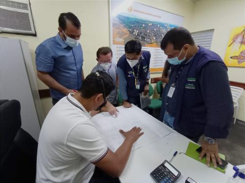 Parintins recebe tomógrafo e equipe da SES avalia áreas para instalação de equipamento e salas das UTIs