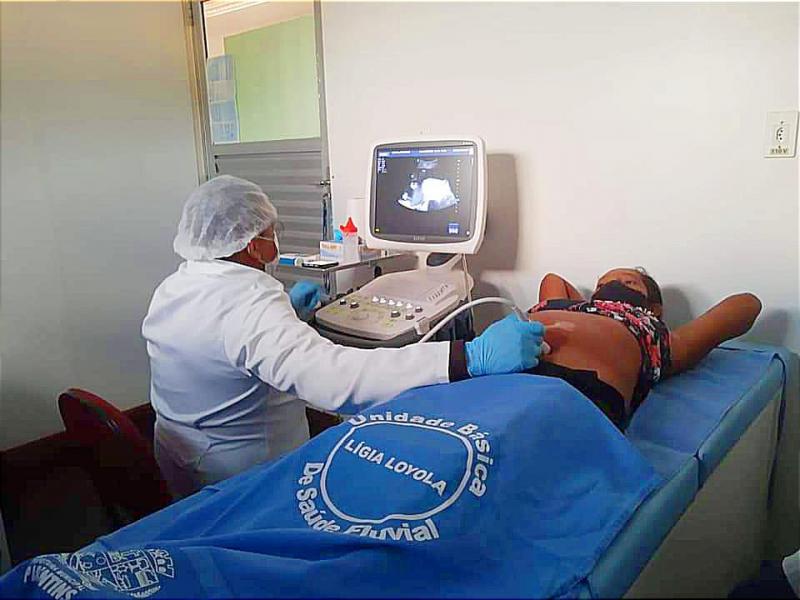 UBS Fluvial de Parintins retoma exames de ultrassom na região do Mamuru