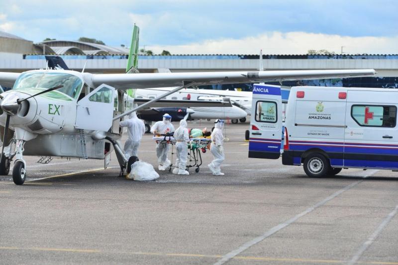 Remoções de pacientes com Covid-19 de UTI aérea são zeradas nesta sexta-feira (23/04)
