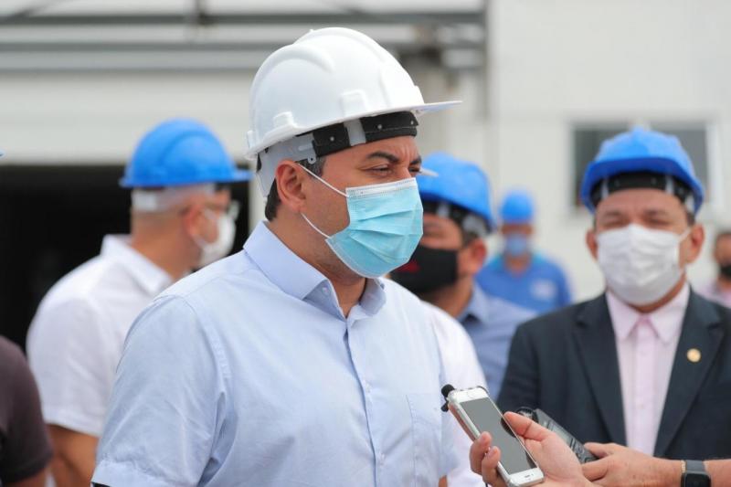 Governador Wilson Lima vistoria obras da primeira unidade do Cetam na zona norte Governador Wilson Lima vistoria obras da primeira unidade do Cetam na zona norte