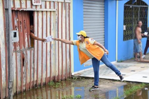 Prefeitura de Parintins realiza ações de saúde em áreas alagadas