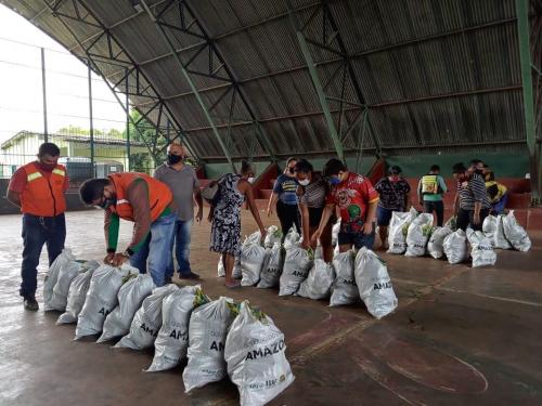 Cerca de 135 famílias foram beneficiadas em ação emergencial em Presidente Figueiredo, por meio da ADS