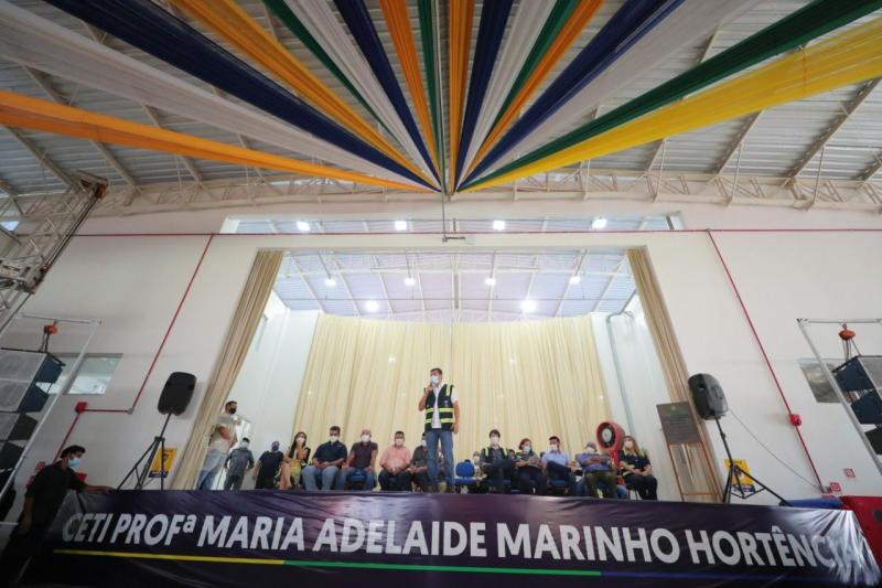 Governador Wilson Lima inaugura Ceti no município de Careiro Castanho
