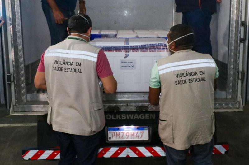 Governo do Amazonas recebe mais 88.250 doses de vacinas contra a Covid-19