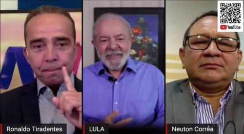 Lula afirma 'Bolsonaro não gosta de povo. Ele é o resultado de uma mentira'
