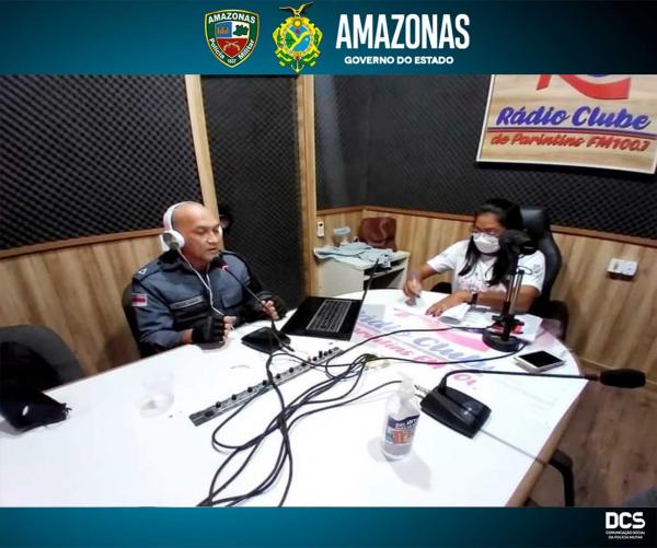 Parceria entre PMAM e Semed Parintins garante espaço ao Proerd nas Ondas do Rádio