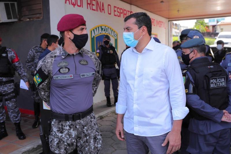 Wilson Lima acompanha início da operação ‘Mão de Ferro’, executada pela Polícia Militar do Amazonas e Força Nacional Wilson Lima acompanha início da operação ‘Mão de Ferro’, executada pela Polícia Militar do Amazonas e Força Nacional