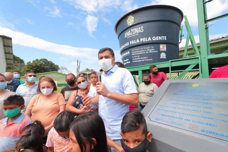 Wilson Lima anuncia investimento na rede de abastecimento de água de Autazes