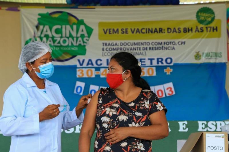 Mutirão de vacinação contra a Covid-19 inicia em Novo Airão